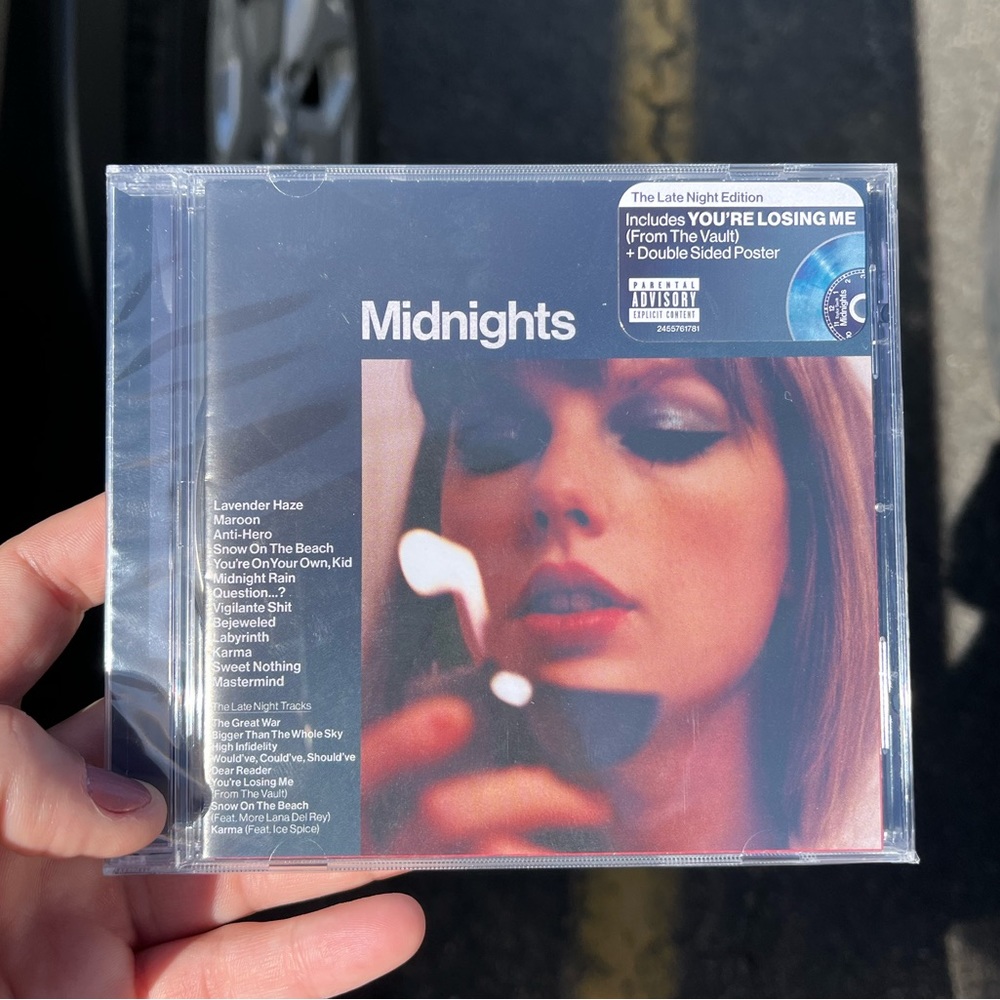 Taylor Swift Midnights Late Night Edition CD Metlife Exclusive New Sealed